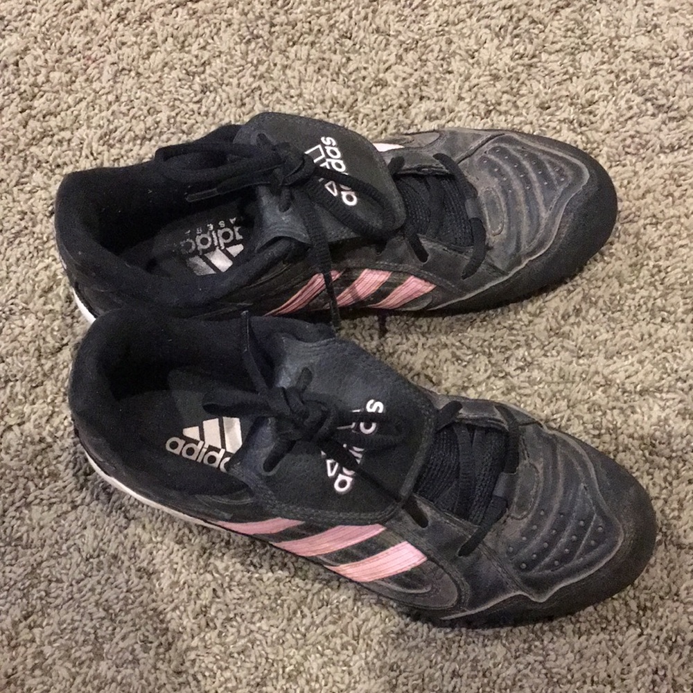 Size 8 Adidas Softball Cleats